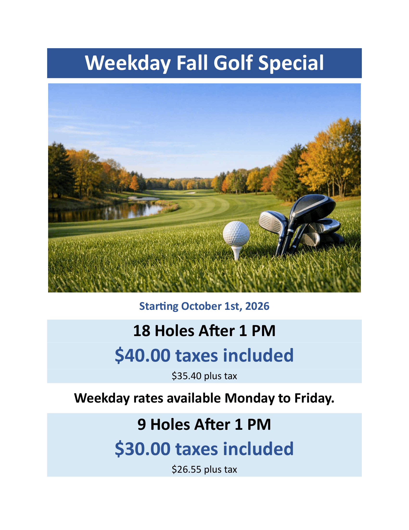 Weekend Special